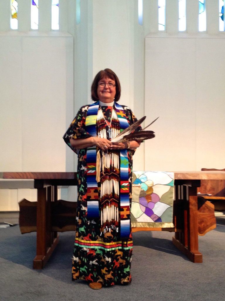 Mary Crist in Native Dress